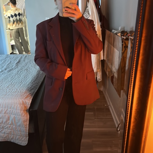 BABATON REGULAR FIT Burgundy Blazer - Picture 8 of 8